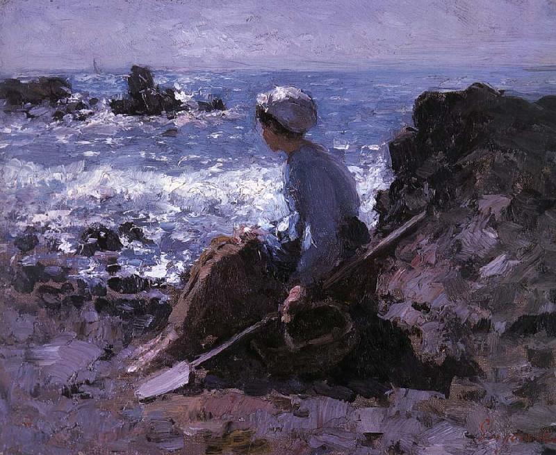 Nicolae Grigorescu Fisherwoman of Granville